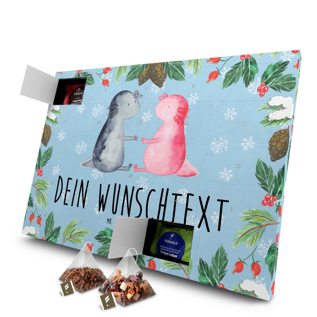 Personalisierter Tee Adventskalender Axolotl Liebe Personalisierter Tee Adventskalender, Axolotl, Molch, Ehemann, Lurch, Große Liebe, Schwanzlurch, Lurche, Verlobter, Freund, Liebe, Liebesbeweis, Axolot, Jahrestag, Valentinstag