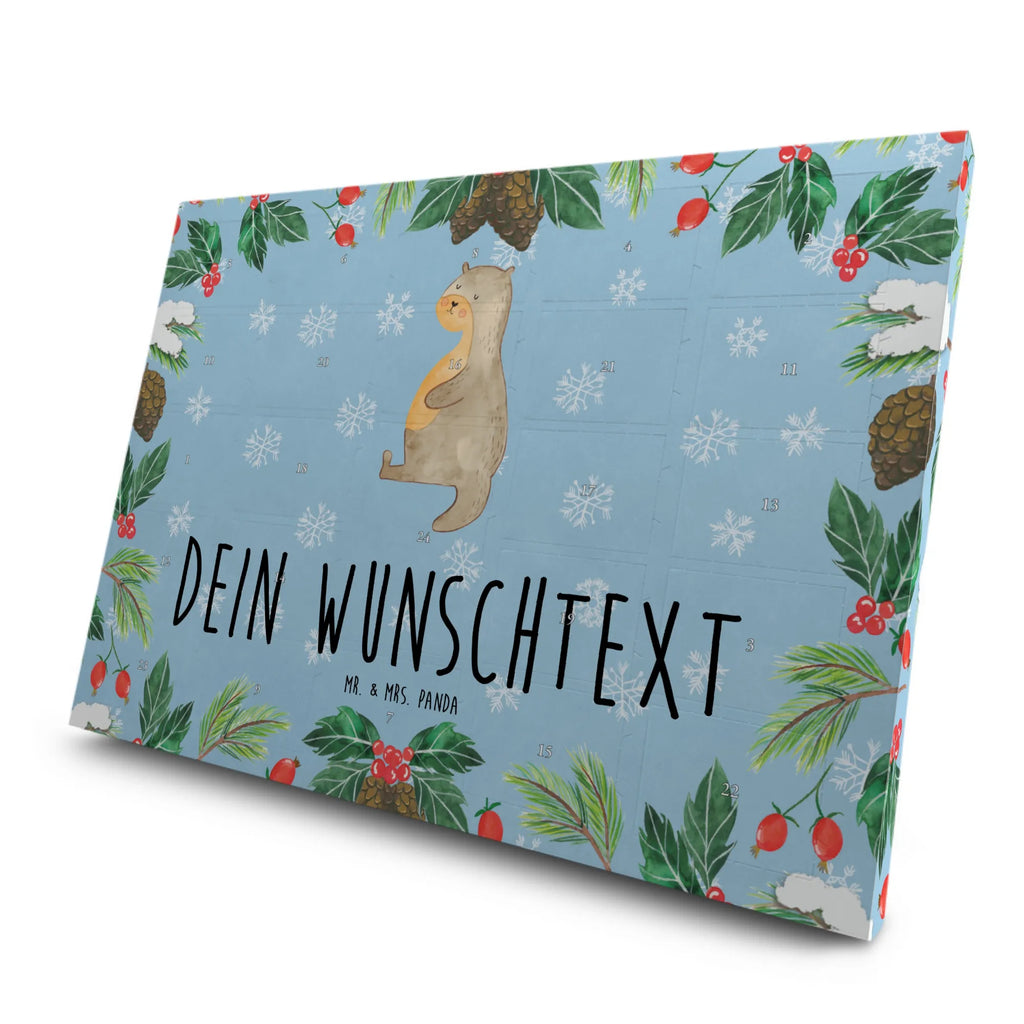 Personalisierter Tee Adventskalender Otter Bauch Personalisierter Tee Adventskalender, Seeotter, Otter, Fischotter, Otter Seeotter See Otter