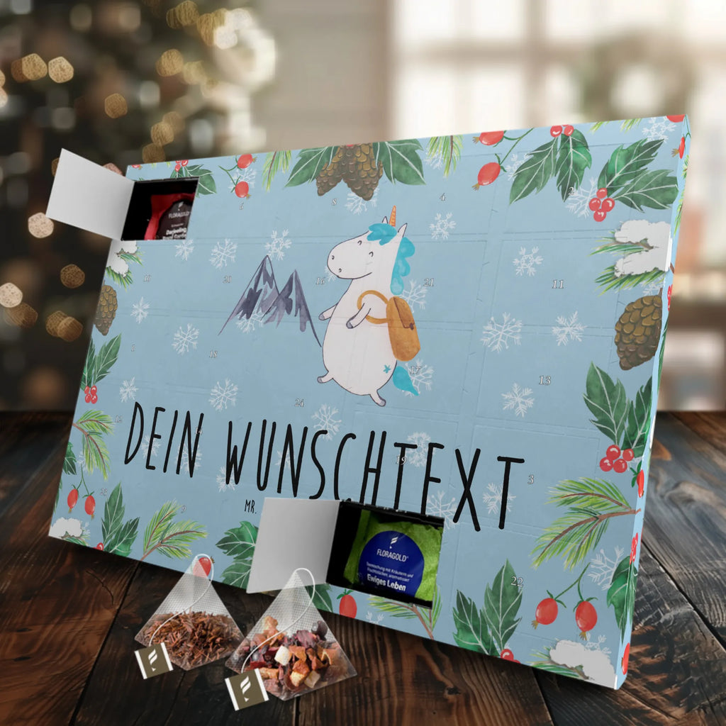 Personalisierter Tee Adventskalender Einhorn Bergsteiger Personalisierter Tee Adventskalender, Einhorn, Einhorn Deko, Einhörner, Unicorn, Reisen, Berge, Entdecker, Weltenbummler, Abenteurer, Weltreise, Bergsteiger, Urlaub, Abenteuer