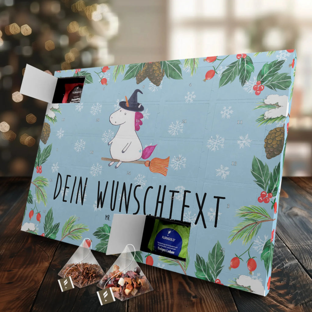 Personalisierter Tee Adventskalender Einhorn Hexe Personalisierter Tee Adventskalender, Einhorn, Einhorn Deko, Einhörner, Unicorn, Freundin, Ehefrau, Hexe, Leben, Verrückte, Frau, Engel, Teufel, Zicke