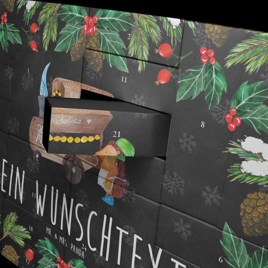 Personalisierter Befüllbarer Adventskalender Igel Maronen Adventskalender Zum Selbst Befüllen, Befüllbarer Adventskalender, Advent, Heiligabend, Winter, Wintermotiv, Weihnachten, Weihnachtsdeko, Nikolaus, Kastanien, Maronen, Weihnachtsmarkt, Duft