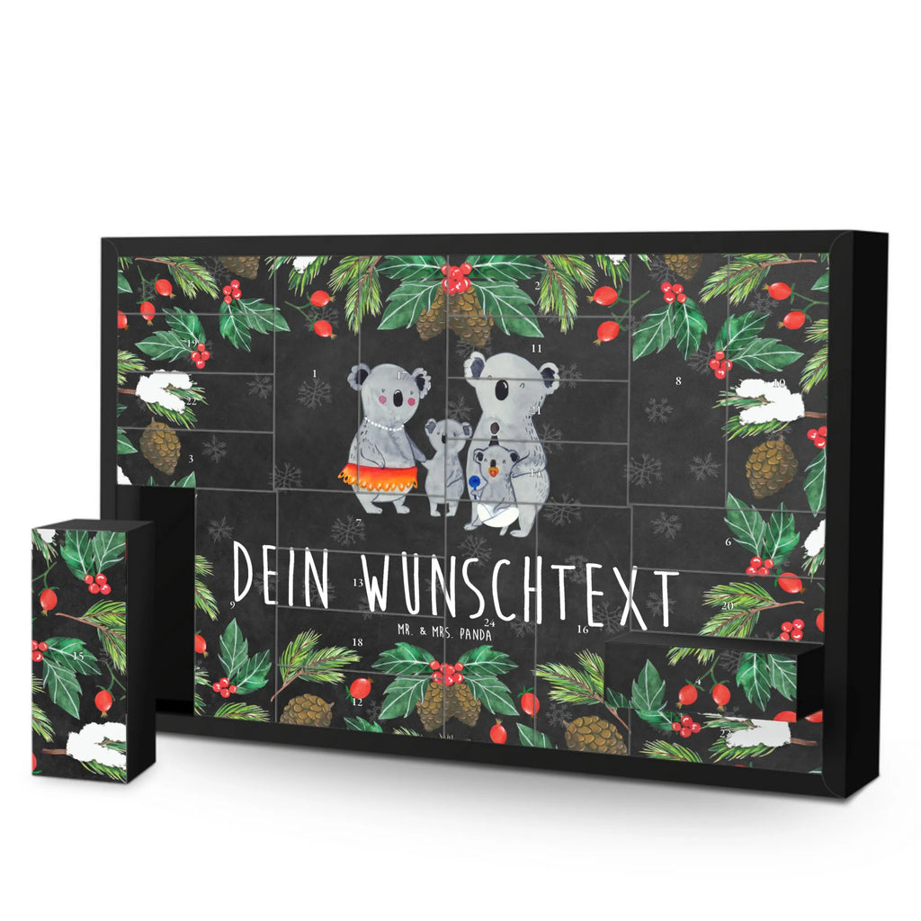 Personalisierter Befüllbarer Adventskalender Koala Familie Befüllbarer Adventskalender, Adventskalender Zum Selbst Befüllen, Mama, Oma, Opa, Schwester, Papa, Bruder, Muttertag, Vatertag, Familie, Koalas, Family, Geschwister, Kinder, Koala, Familienleben