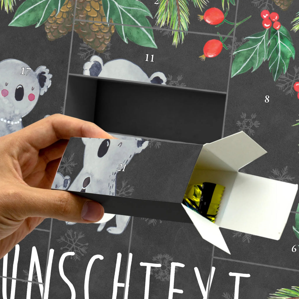 Personalisierter Befüllbarer Adventskalender Koala Familie Befüllbarer Adventskalender, Adventskalender Zum Selbst Befüllen, Mama, Oma, Opa, Schwester, Papa, Bruder, Muttertag, Vatertag, Familie, Koalas, Family, Geschwister, Kinder, Koala, Familienleben