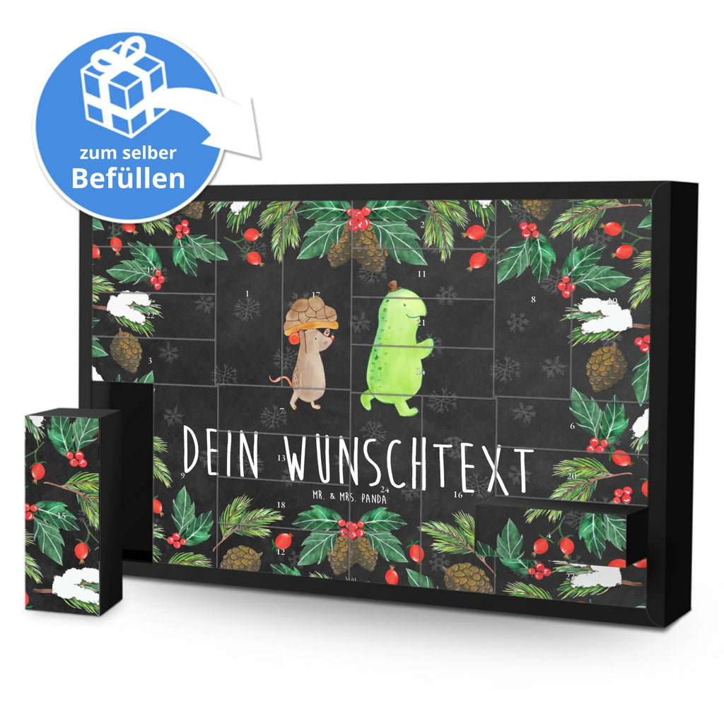 Personalisierter Befüllbarer Adventskalender Schildkröte Maus Adventskalender Zum Selbst Befüllen, Befüllbarer Adventskalender, Schildkröte, Beste Freunde, Beste Freundinnen, Freundinnen, Freunde, Maus