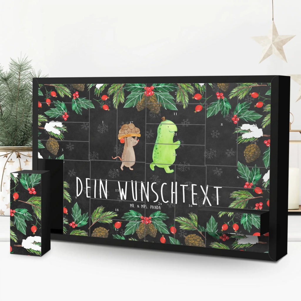 Personalisierter Befüllbarer Adventskalender Schildkröte Maus Adventskalender Zum Selbst Befüllen, Befüllbarer Adventskalender, Schildkröte, Beste Freunde, Beste Freundinnen, Freundinnen, Freunde, Maus