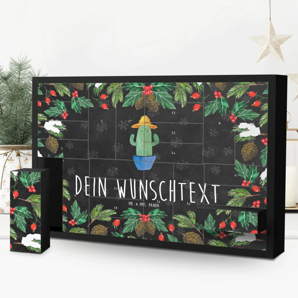 Personalisierter Befüllbarer Adventskalender Kaktus Hut Adventskalender Zum Selbst Befüllen, Befüllbarer Adventskalender, Kakteen, Kaktus, Motivation, Reisen, Spruch, Reisetagebuch, Städtetrip, Weltenbummler, Kaktusliebe, Weltreise, Geschenkidee