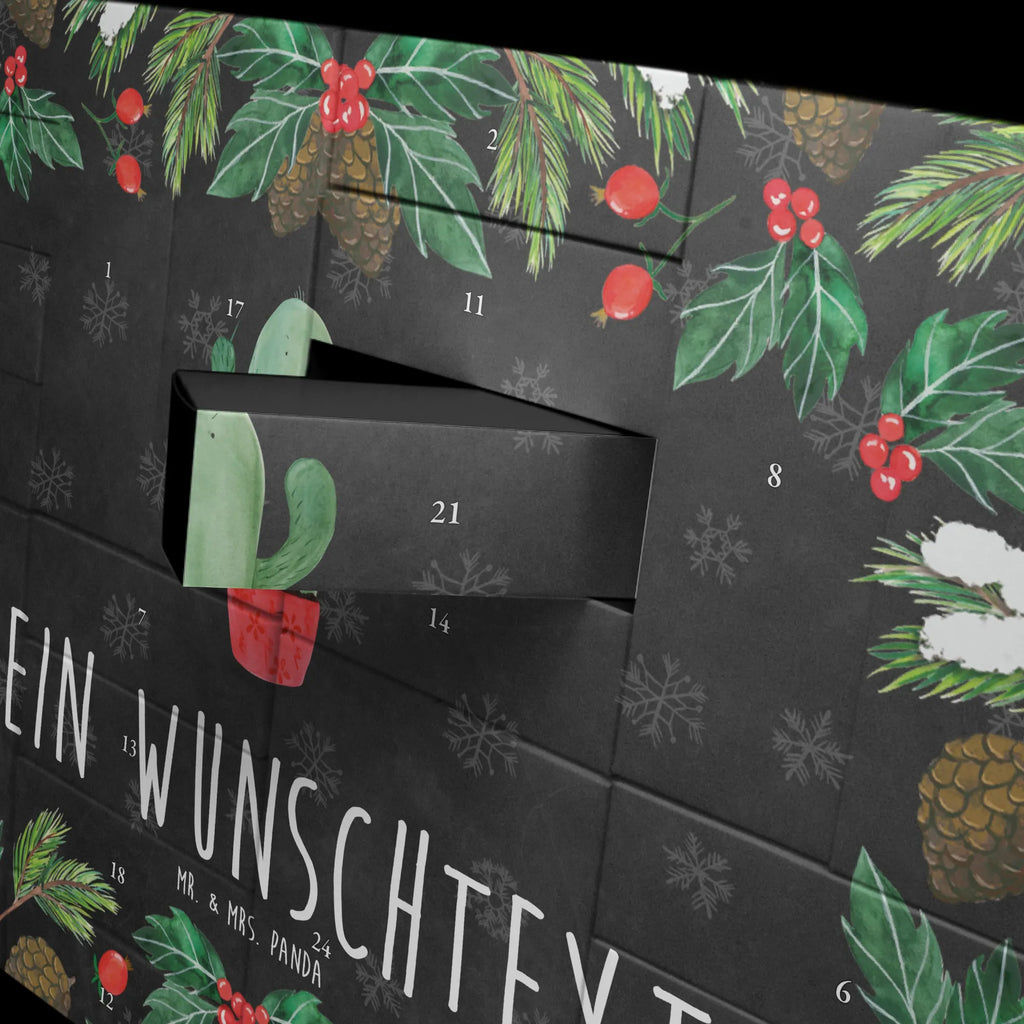 Personalisierter Befüllbarer Adventskalender Kaktus Wut Befüllbarer Adventskalender, Adventskalender Zum Selbst Befüllen, Kakteen, Kaktus, Chefin, Kollege, Büroalltag, Schule, Büro, wütend, ärgern, Kollegin