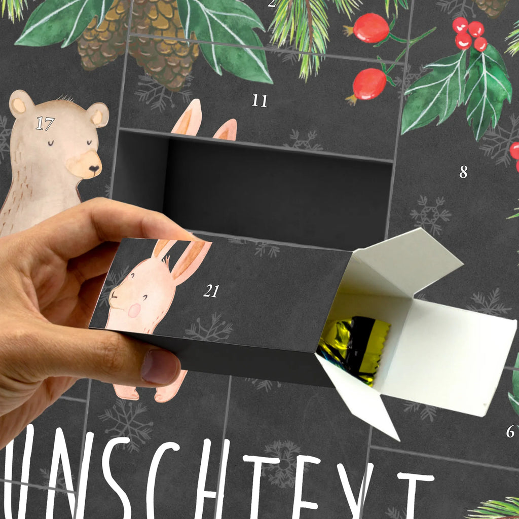 Personalisierter Befüllbarer Adventskalender Bär und Hase Umarmen Adventskalender Zum Selbst Befüllen, Befüllbarer Adventskalender, Freundin, Jahrestag, Verlobung, Liebesgeschenk, Ehefrau, Heiratsantrag, Heiraten, Hocheitstag, Freund, Ehemann, Partner, Liebe, Freunde, Hase, Bärchen, Bär, Best Friends, Bester Freund