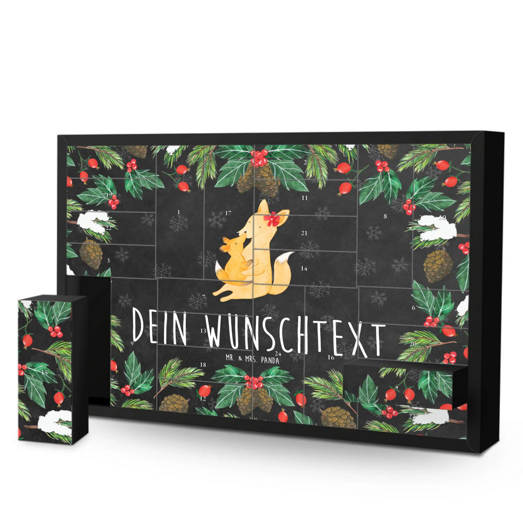 Personalisierter Befüllbarer Adventskalender Fuchs Mama Befüllbarer Adventskalender, Adventskalender Zum Selbst Befüllen, Mama, Oma, Opa, Schwester, Papa, Bruder, Muttertag, Vatertag, Familie, Tochter, Mutter, Geschenk, Lieblingstochter, Beste Tochter