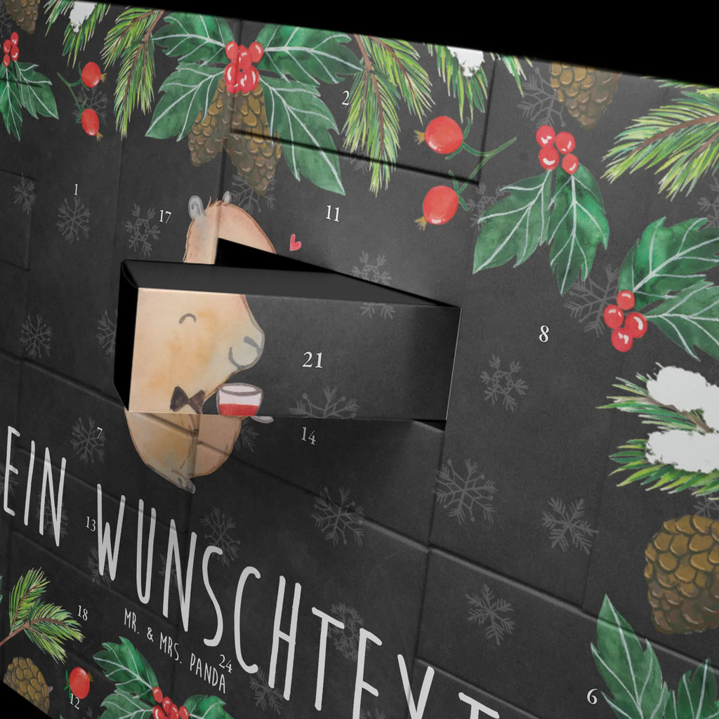 Personalisierter Befüllbarer Adventskalender Capybara Wein Adventskalender Zum Selbst Befüllen, Befüllbarer Adventskalender, Tiermotive, Tiere, Gute Laune, Lustige Sprüche, Liebe Zum Wein Spruch, Weintrinkendes Nagetier, Panda Handzeichnung, Adrette Tiere, Wein Spaßbild, Stilvolles Capybara, Capybara Zeichnung, Geschenk für Weinkenner, Weinliebhaber Geschenk, Capybara Weinflasche, Handgezeichnetes Capybara, Capybara Kunstwerk, Heiterer Capybara