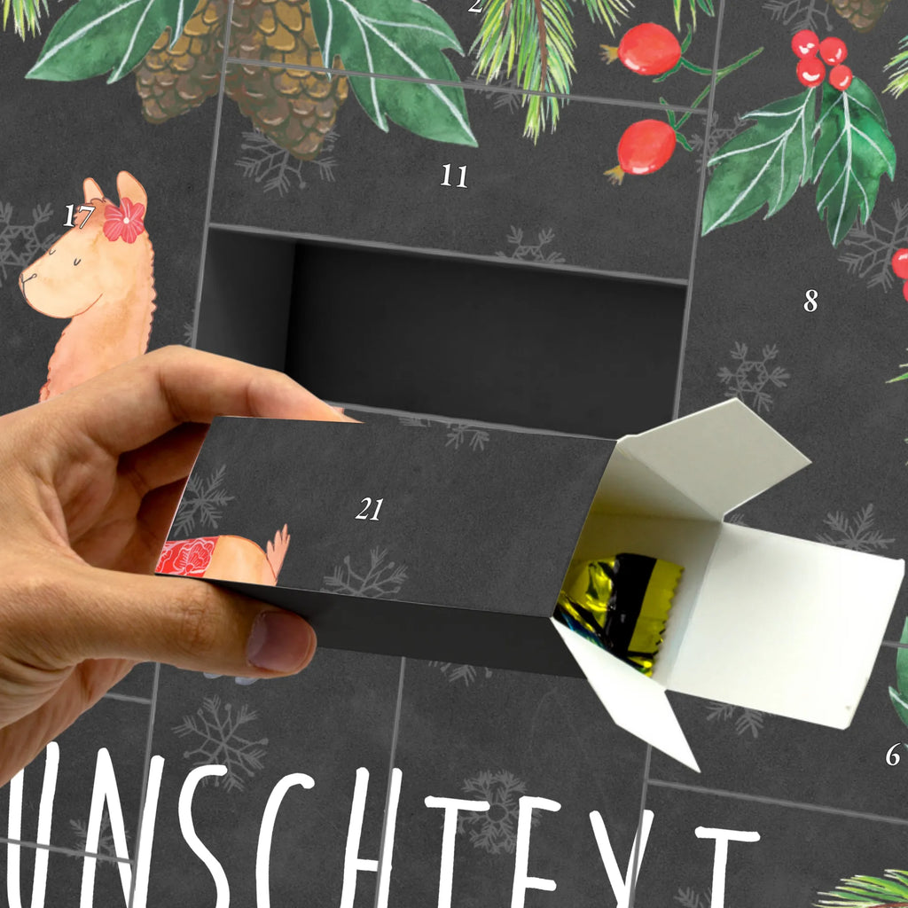 Personalisierter Befüllbarer Adventskalender Alpaka Stolz Adventskalender Zum Selbst Befüllen, Befüllbarer Adventskalender, Lama, Alpaka