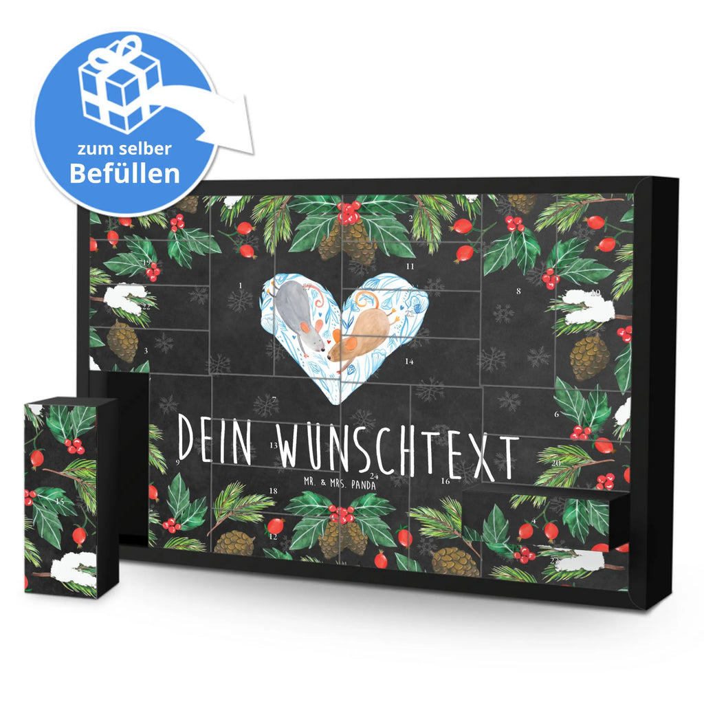 Personalisierter Befüllbarer Adventskalender Mäuse Herz Befüllbarer Adventskalender, Adventskalender Zum Selbst Befüllen, Freundin, Jahrestag, Verlobung, Liebesgeschenk, Ehefrau, Heiratsantrag, Heiraten, Hocheitstag, Freund, Ehemann, Partner, Liebe, Maus, Geschenk für Zwei, Liebesbotschaft, Gemeinsamkeit, Mäuse, Lieblingsmensch, Love, Hochzeit, Liebesbeweis