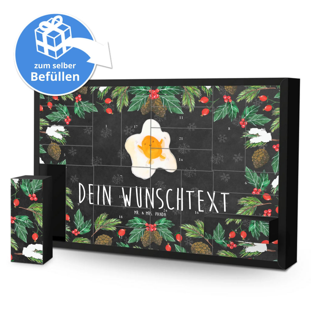 Personalisierter Befüllbarer Adventskalender Spiegelei Ei Befüllbarer Adventskalender, Adventskalender Zum Selbst Befüllen, Tiere, Tiermotive, Gute Laune, Lustige Sprüche, Liebe, Spiegelei, Glücklich, Ei, Tag, Schön
