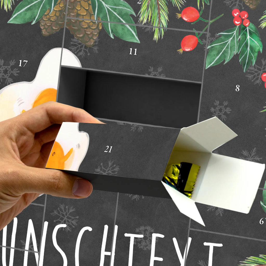 Personalisierter Befüllbarer Adventskalender Spiegelei Ei Befüllbarer Adventskalender, Adventskalender Zum Selbst Befüllen, Tiere, Tiermotive, Gute Laune, Lustige Sprüche, Liebe, Spiegelei, Glücklich, Ei, Tag, Schön