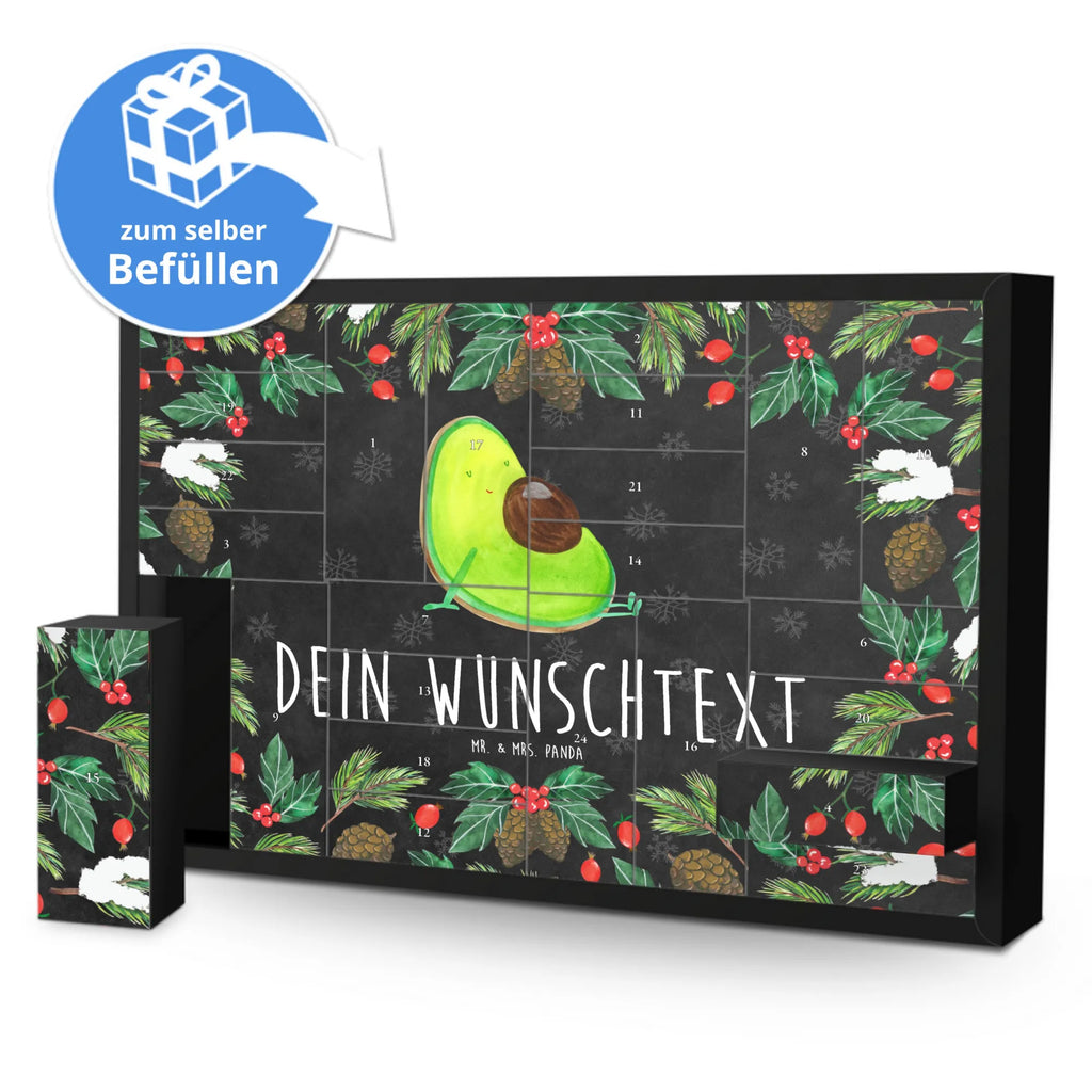 Personalisierter Befüllbarer Adventskalender Avocado Schwangerschaft Befüllbarer Adventskalender, Adventskalender Zum Selbst Befüllen, Vegan, Gesund, Avocado, Veggie, Babyparty, Babyshower, Schwanger, Schwangerschaft