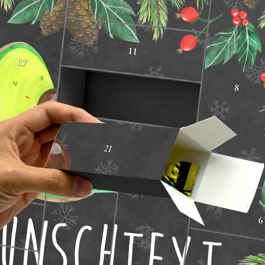 Personalisierter Befüllbarer Adventskalender Avocado Schwangerschaft Befüllbarer Adventskalender, Adventskalender Zum Selbst Befüllen, Vegan, Gesund, Avocado, Veggie, Babyparty, Babyshower, Schwanger, Schwangerschaft