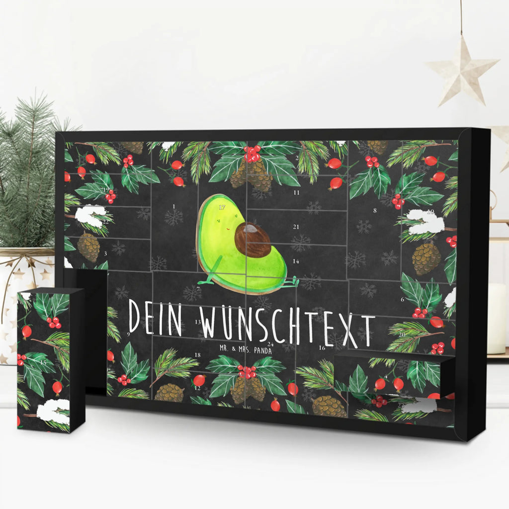 Personalisierter Befüllbarer Adventskalender Avocado Schwangerschaft Befüllbarer Adventskalender, Adventskalender Zum Selbst Befüllen, Vegan, Gesund, Avocado, Veggie, Babyparty, Babyshower, Schwanger, Schwangerschaft