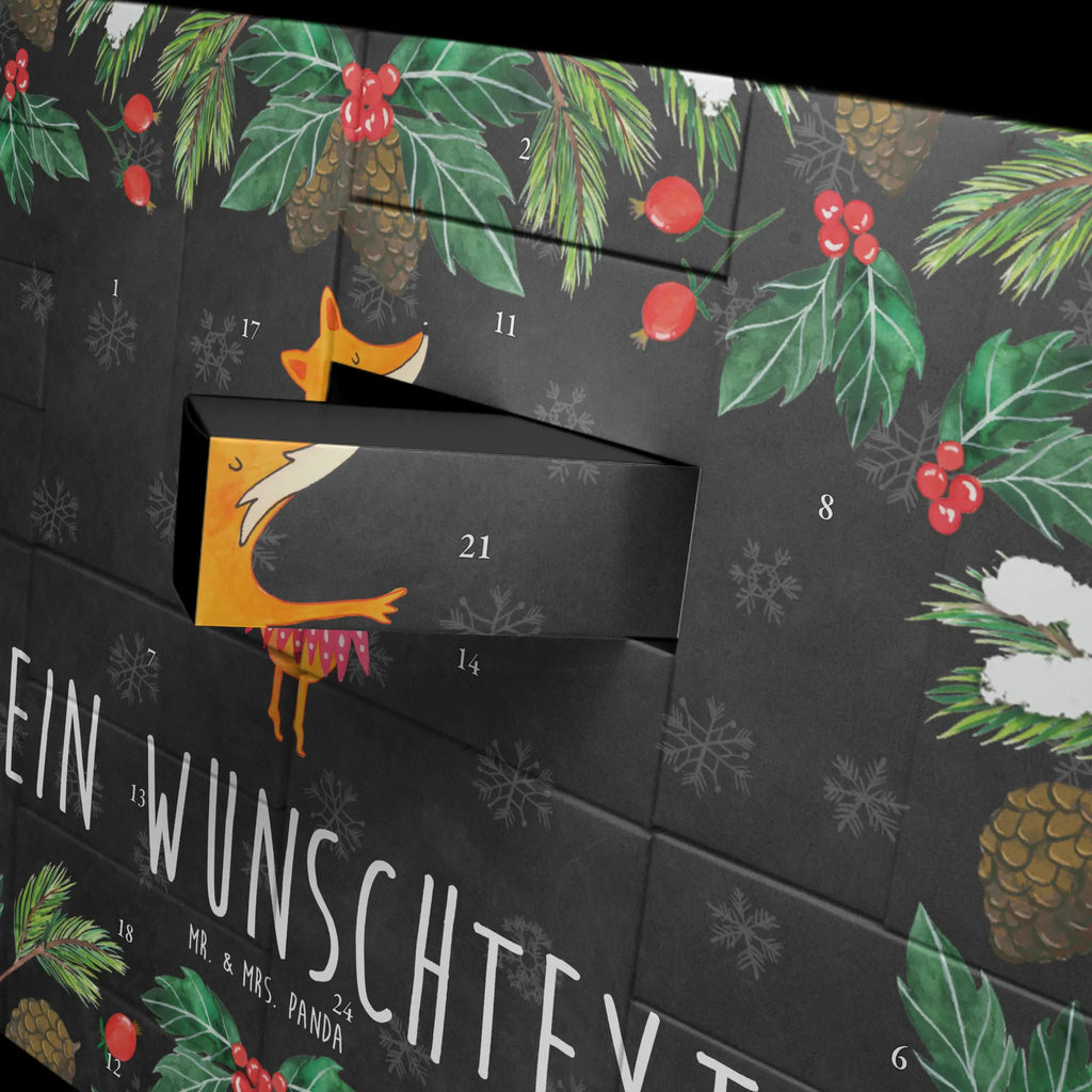 Personalisierter Befüllbarer Adventskalender Fuchs Ballerina Adventskalender Zum Selbst Befüllen, Befüllbarer Adventskalender, Fuchs, Party, Ballett, Fuchs Spruch, Füchsin, Füchse, Tänzerin, Tanzen, Geburtstag, Einladung, Ballerina