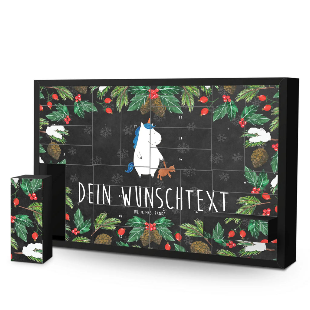 Personalisierter Befüllbarer Adventskalender Einhorn Teddy Befüllbarer Adventskalender, Adventskalender Zum Selbst Befüllen, Einhorn, Einhorn Deko, Einhörner, Unicorn, Träumen, Gute Nacht, Bett, Single, schlafen, Freundin, Singleleben