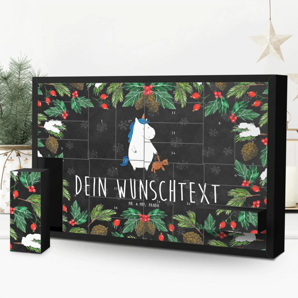 Personalisierter Befüllbarer Adventskalender Einhorn Teddy Befüllbarer Adventskalender, Adventskalender Zum Selbst Befüllen, Einhorn, Einhorn Deko, Einhörner, Unicorn, Träumen, Gute Nacht, Bett, Single, schlafen, Freundin, Singleleben