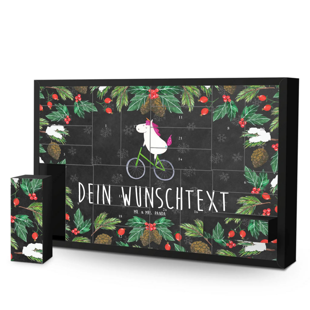 Personalisierter Befüllbarer Adventskalender Einhorn Radfahrer Befüllbarer Adventskalender, Adventskalender Zum Selbst Befüllen, Einhorn, Einhorn Deko, Einhörner, Unicorn, Feenstaub, Radfahren, Rad, Konfetti, Luxusproblem, Bike, Radfahrer, Liebeskummer, Kummer