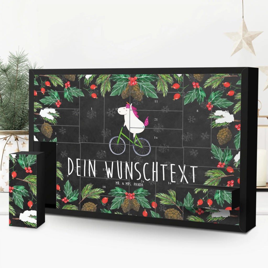 Personalisierter Befüllbarer Adventskalender Einhorn Radfahrer Befüllbarer Adventskalender, Adventskalender Zum Selbst Befüllen, Einhorn, Einhorn Deko, Einhörner, Unicorn, Feenstaub, Radfahren, Rad, Konfetti, Luxusproblem, Bike, Radfahrer, Liebeskummer, Kummer