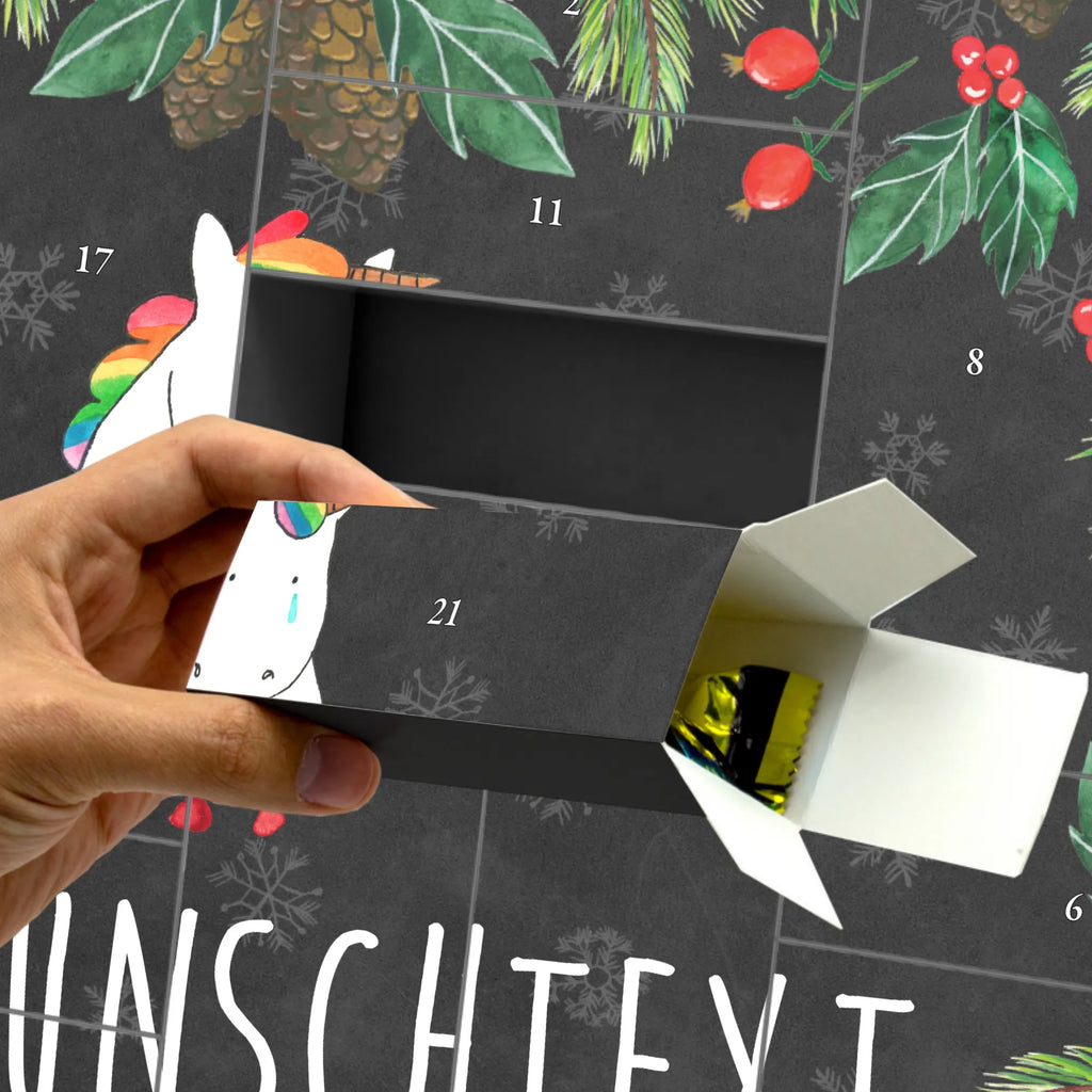 Personalisierter Befüllbarer Adventskalender Einhorn Traurig Befüllbarer Adventskalender, Adventskalender Zum Selbst Befüllen, Einhorn, Einhorn Deko, Einhörner, Unicorn, Trauer, Grußkarte, Glitzer, Liebe, Blume, Freunde, Trösten. Freundschaft