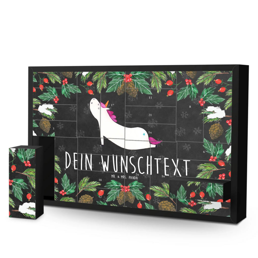 Personalisierter Befüllbarer Adventskalender Einhorn Yoga Befüllbarer Adventskalender, Adventskalender Zum Selbst Befüllen, Unicorn, Einhorn, Einhörner, Einhorn Deko, Entspannung, Yogamatte, Yoga, Witzig, Namaste, Achtsamkeit, Sport, Süß, Lustig, Joga