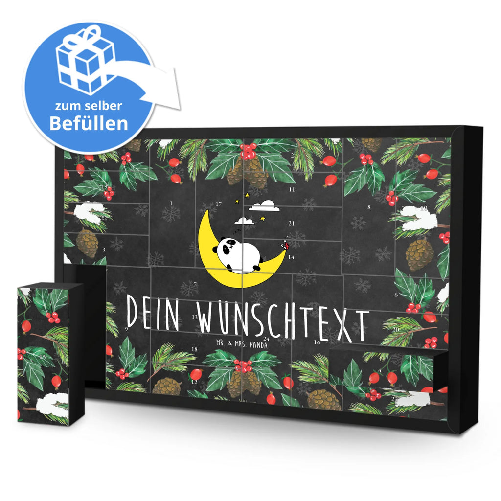 Personalisierter Befüllbarer Adventskalender Panda Easy Adventskalender Zum Selbst Befüllen, Befüllbarer Adventskalender