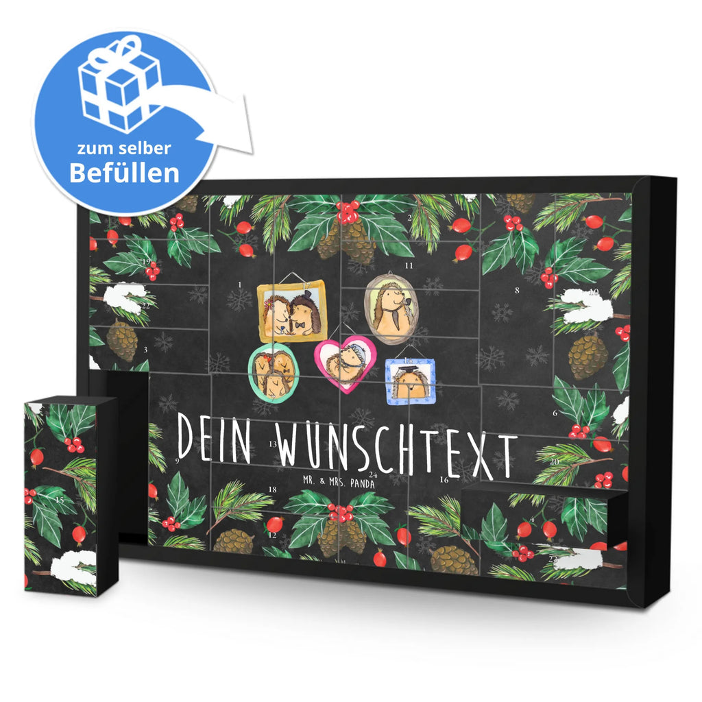 Personalisierter Befüllbarer Adventskalender Igel Familie Befüllbarer Adventskalender, Adventskalender Zum Selbst Befüllen, Vatertag, Familie, Mama, Opa, Oma, Bruder, Schwester, Papa, Muttertag, Liebe, Glück, Igel, Bilder, Zusammenhalt