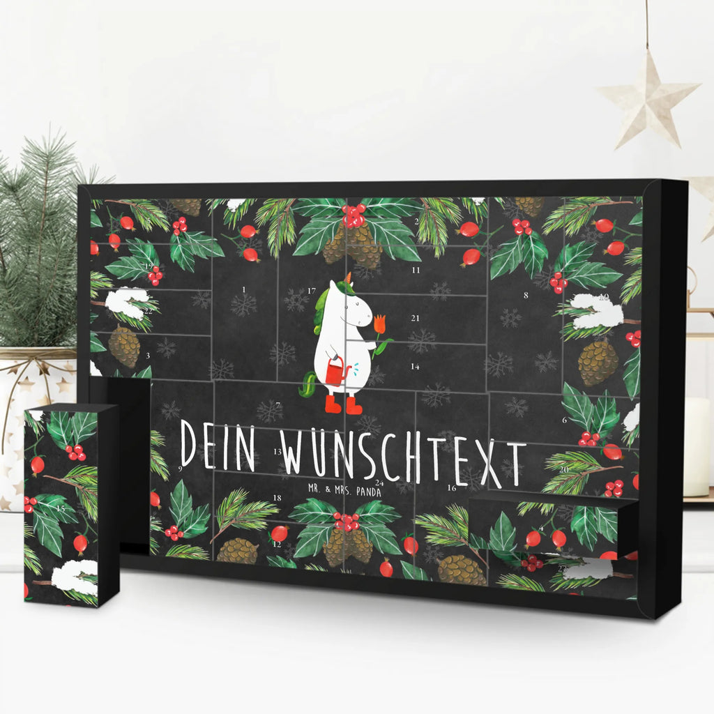 Personalisierter Befüllbarer Adventskalender Einhorn Gärtner Adventskalender Zum Selbst Befüllen, Befüllbarer Adventskalender, Einhorn, Einhorn Deko, Einhörner, Unicorn, Blume, Garten, Luftballon, Lebenslust, Gießkanne, Freundin, Stiefel, Giesskanne, Freude