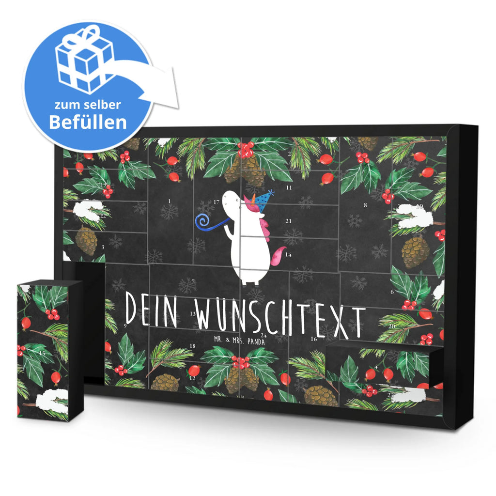 Personalisierter Befüllbarer Adventskalender Einhorn Party Adventskalender Zum Selbst Befüllen, Befüllbarer Adventskalender, Unicorn, Einhorn, Einhörner, Einhorn Deko, Geburtstag, Alkohol, Glitzer, Feier, Disco, Fest, Club, Konfetti, Party