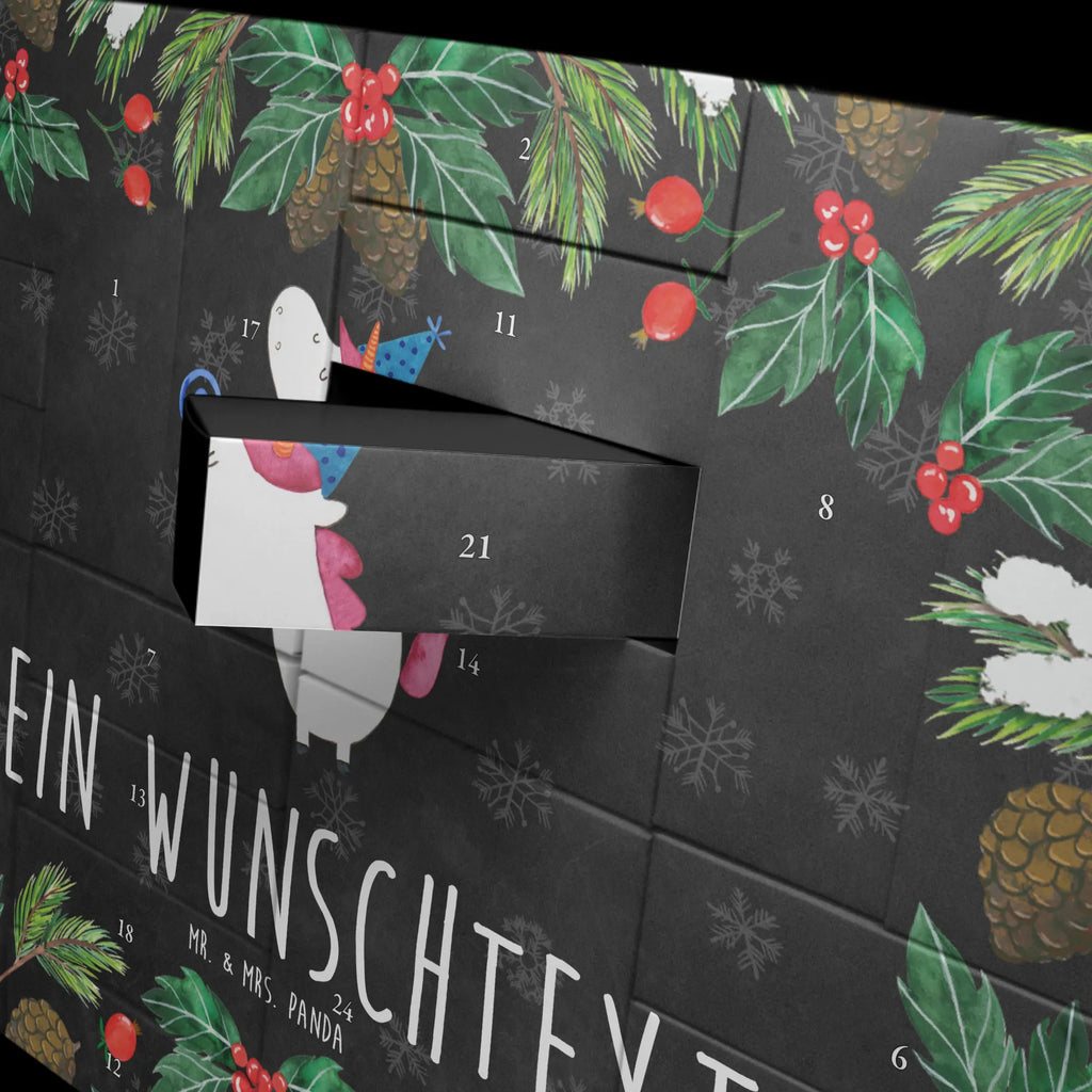 Personalisierter Befüllbarer Adventskalender Einhorn Party Adventskalender Zum Selbst Befüllen, Befüllbarer Adventskalender, Unicorn, Einhorn, Einhörner, Einhorn Deko, Geburtstag, Alkohol, Glitzer, Feier, Disco, Fest, Club, Konfetti, Party