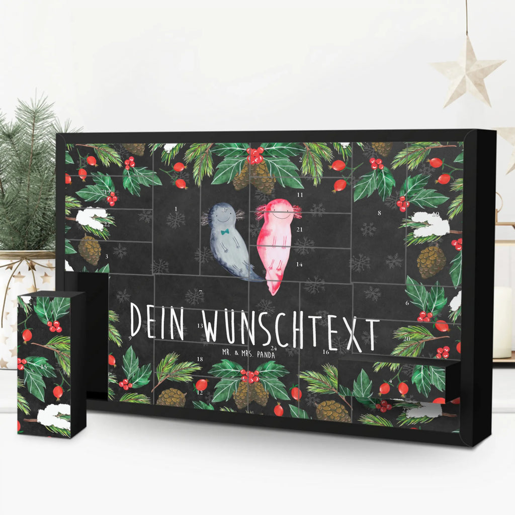 Personalisierter Befüllbarer Adventskalender Axolotl Freundin Befüllbarer Adventskalender, Adventskalender Zum Selbst Befüllen, Axolotl, Molch, Ehemann, Verlobter, Liebe, Lurch, Schwanzlurch, Axolot, Jahrestag, Große Liebe, Liebesbeweis, Valentinstag, Freund, Lurche