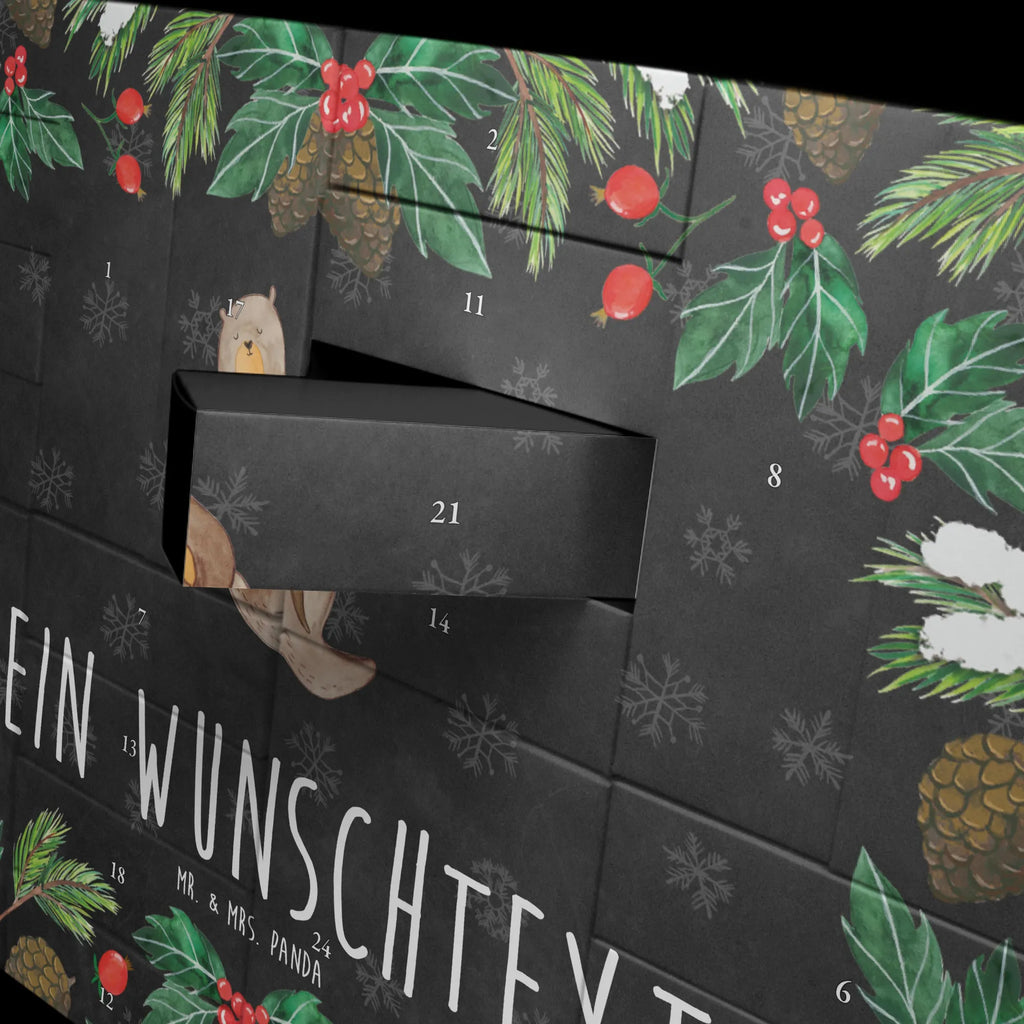 Personalisierter Befüllbarer Adventskalender Otter Kind Befüllbarer Adventskalender, Adventskalender Zum Selbst Befüllen, Seeotter, Otter, Fischotter, Otter Seeotter See Otter