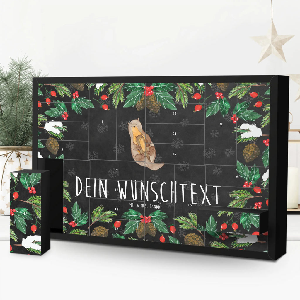 Personalisierter Befüllbarer Adventskalender Otter Kind Befüllbarer Adventskalender, Adventskalender Zum Selbst Befüllen, Seeotter, Otter, Fischotter, Otter Seeotter See Otter
