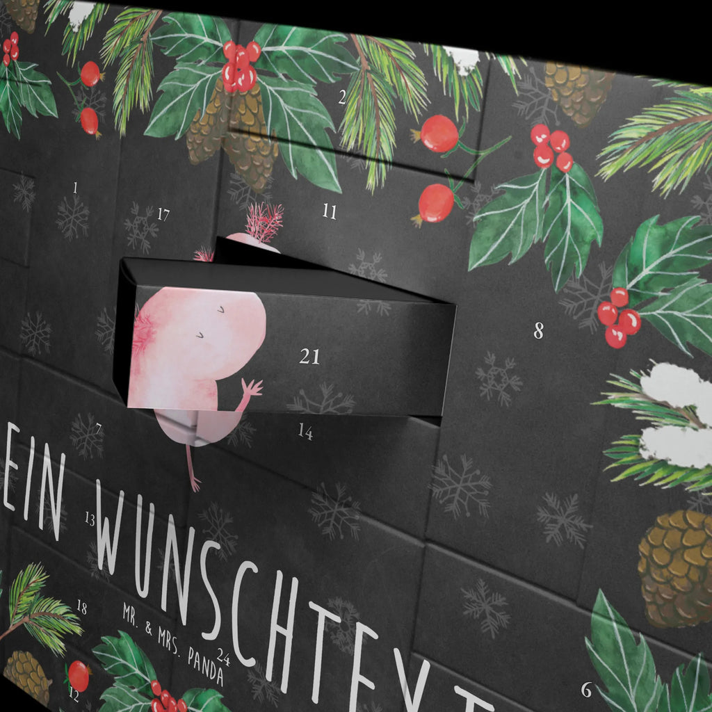 Personalisierter Befüllbarer Adventskalender Axolotl Tanzen Befüllbarer Adventskalender, Adventskalender Zum Selbst Befüllen, Axolotl, Molch, Axolot, Sterne, Schwanzlurch, Freundin, Dachschaden, Lurche, Beste Freundin, Lurch, Verrückt