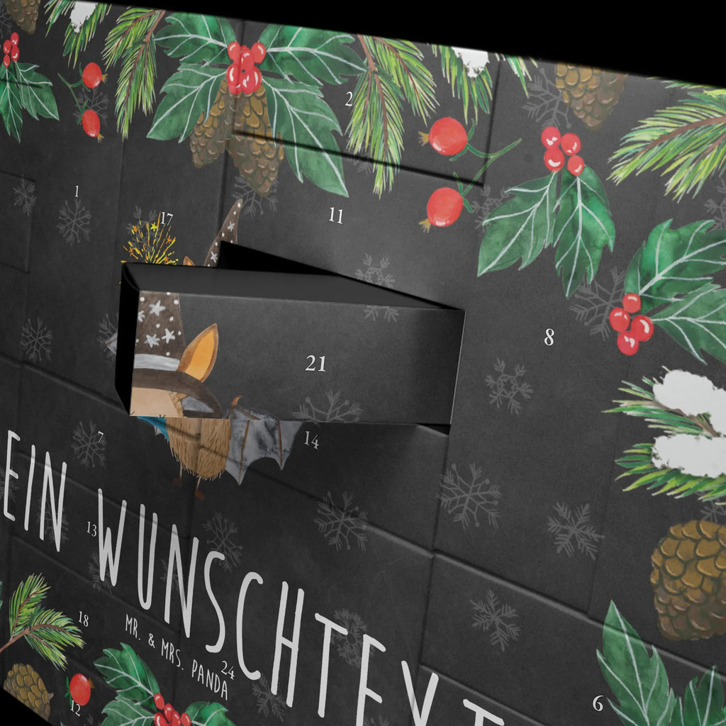 Personalisierter Befüllbarer Adventskalender Fledermaus Zauberer Adventskalender Zum Selbst Befüllen, Befüllbarer Adventskalender, Tiermotive, Tiere, Gute Laune, Lustige Sprüche, Fledermäuse, Zauberer, Fledermaus, Magier, Frauen, Reinsteigern