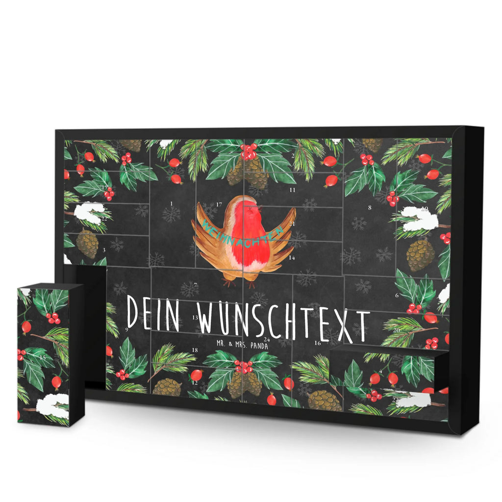 Personalisierter Befüllbarer Adventskalender Rotkehlchen Weihnachten Befüllbarer Adventskalender, Adventskalender Zum Selbst Befüllen, Advent, Winter, Heiligabend, Wintermotiv, Nikolaus, Weihnachten, Weihnachtsdeko, Vogel, Weihnachtsmotiv, Frohe Weihnachten, Weihnachtsgruß, Xmas