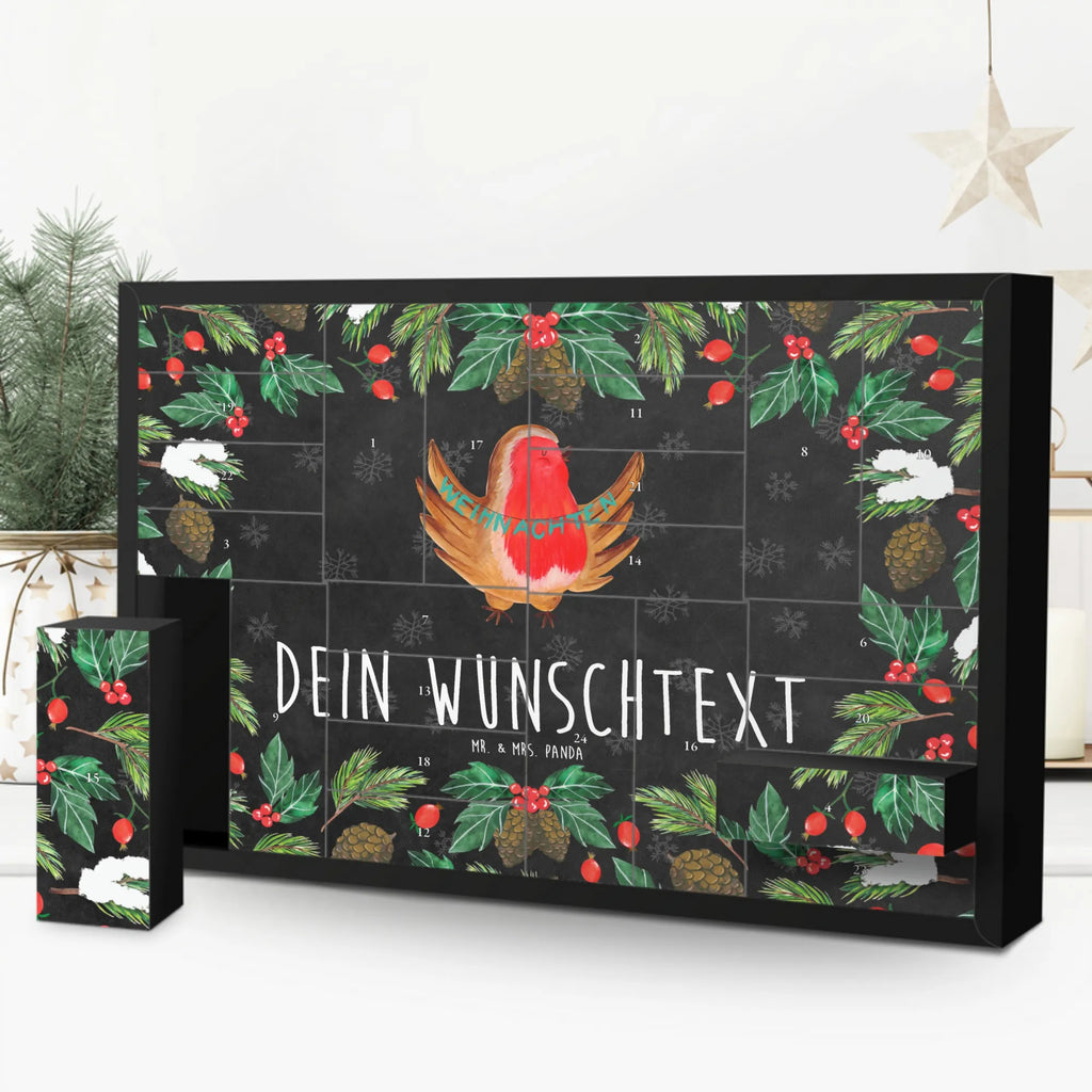 Personalisierter Befüllbarer Adventskalender Rotkehlchen Weihnachten Befüllbarer Adventskalender, Adventskalender Zum Selbst Befüllen, Advent, Winter, Heiligabend, Wintermotiv, Nikolaus, Weihnachten, Weihnachtsdeko, Vogel, Weihnachtsmotiv, Frohe Weihnachten, Weihnachtsgruß, Xmas