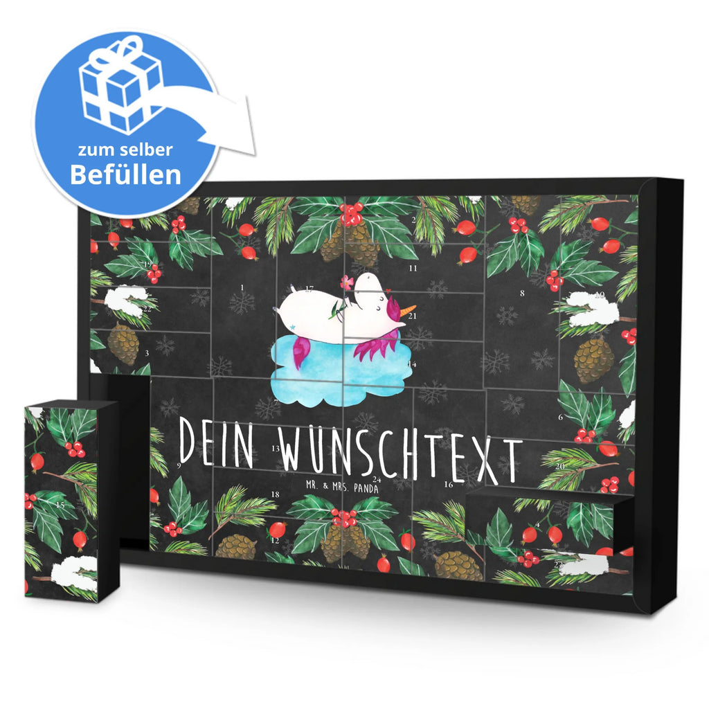 Personalisierter Befüllbarer Adventskalender Einhorn Verliebt Adventskalender Zum Selbst Befüllen, Befüllbarer Adventskalender, Unicorn, Einhorn, Einhörner, Einhorn Deko, Verliebt, Freundin, Liebesbeweis, Liebe, Wolke