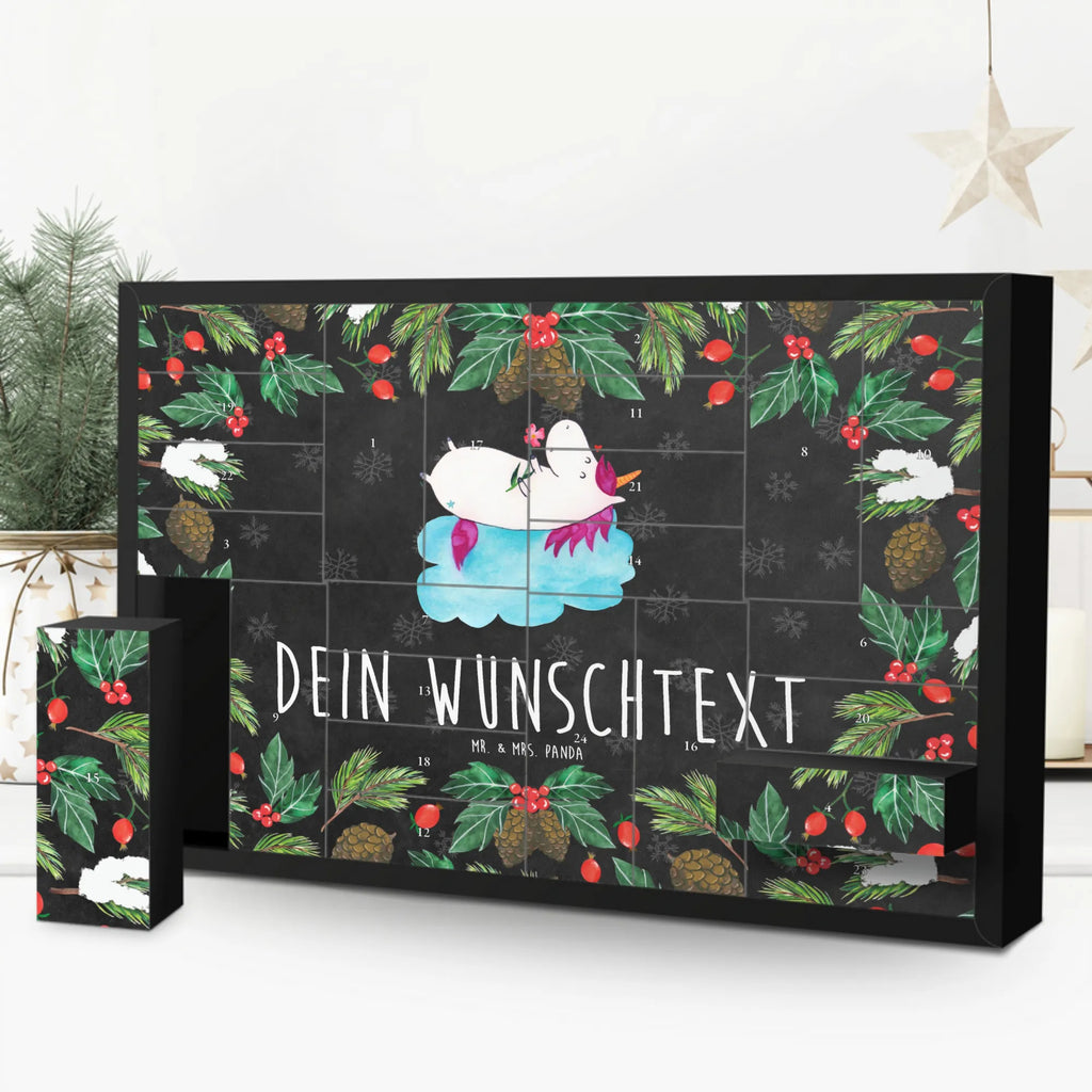 Personalisierter Befüllbarer Adventskalender Einhorn Verliebt Adventskalender Zum Selbst Befüllen, Befüllbarer Adventskalender, Unicorn, Einhorn, Einhörner, Einhorn Deko, Verliebt, Freundin, Liebesbeweis, Liebe, Wolke
