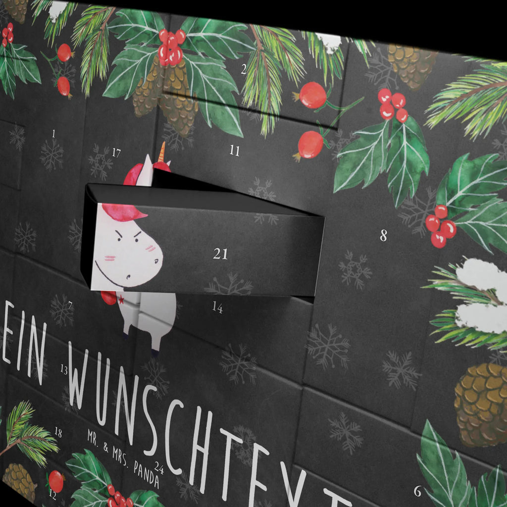 Personalisierter Befüllbarer Adventskalender Einhorn Wut Adventskalender Zum Selbst Befüllen, Befüllbarer Adventskalender, Unicorn, Einhorn, Einhörner, Einhorn Deko, Lustlos, Büro, Arbeit, Nein, Lustig, Geschenk, Dumme Fragen, Spaß, Realität, Ansage, wütend