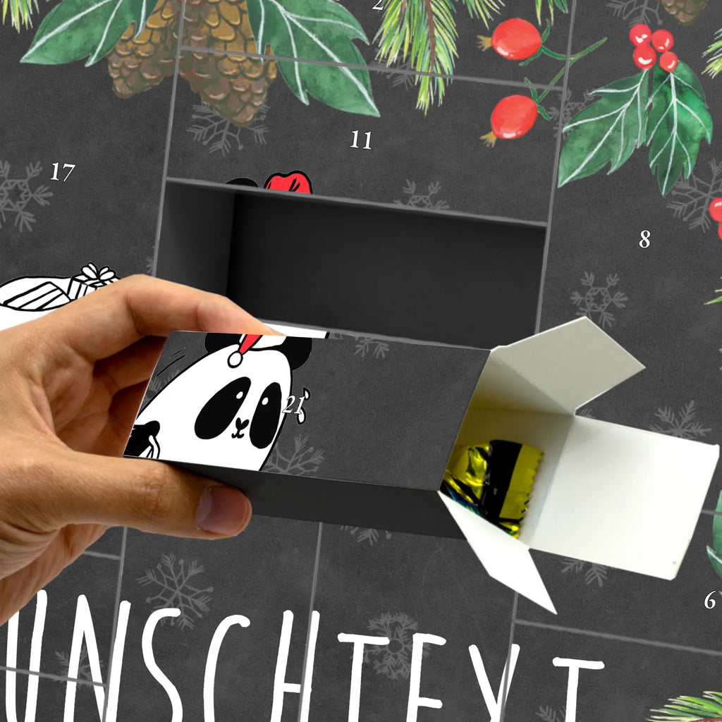  Panda Christmas Befüllbarer Adventskalender, Adventskalender Zum Selbst Befüllen