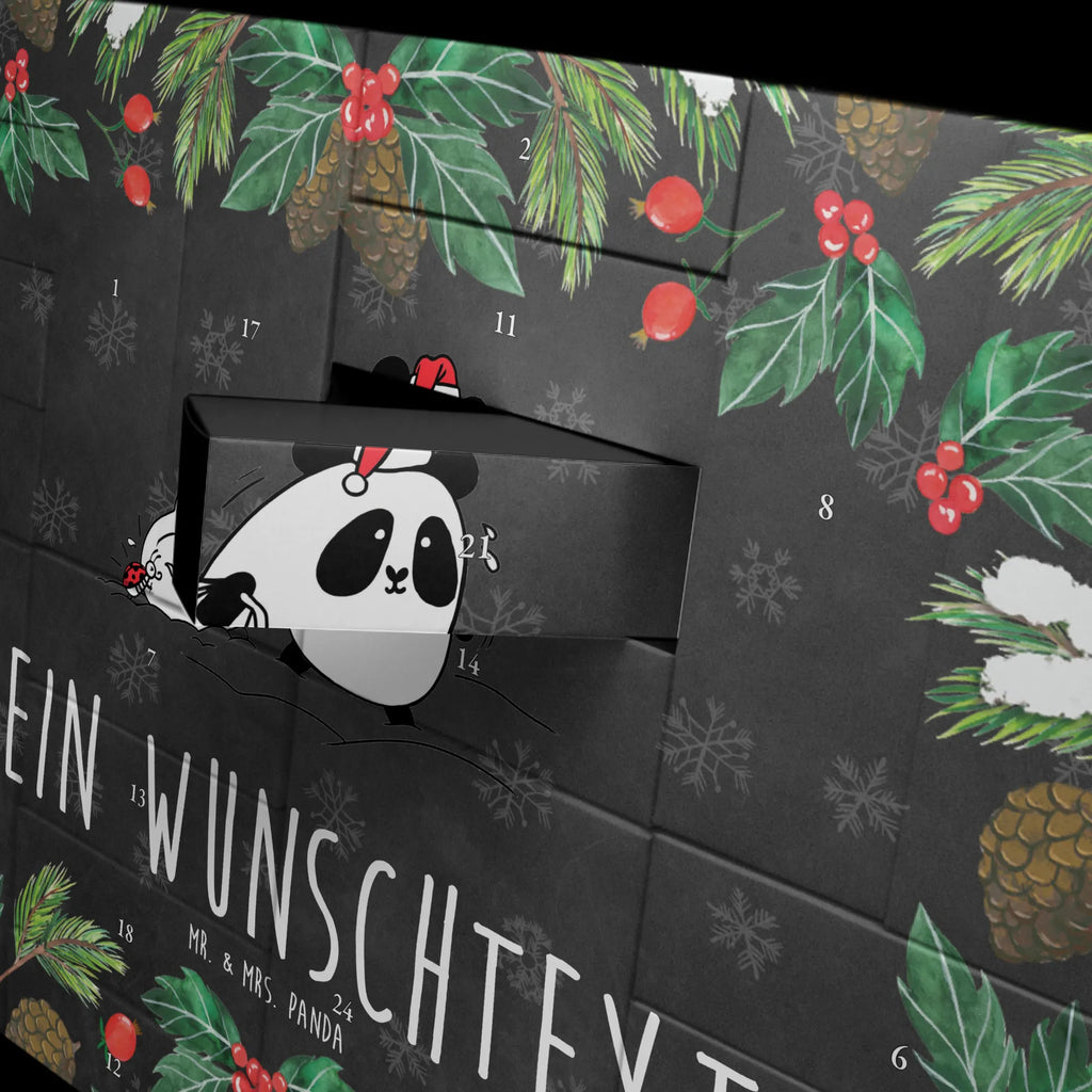  Panda Boże Narodzenie Befüllbarer Adventskalender, Adventskalender Zum Selbst Befüllen