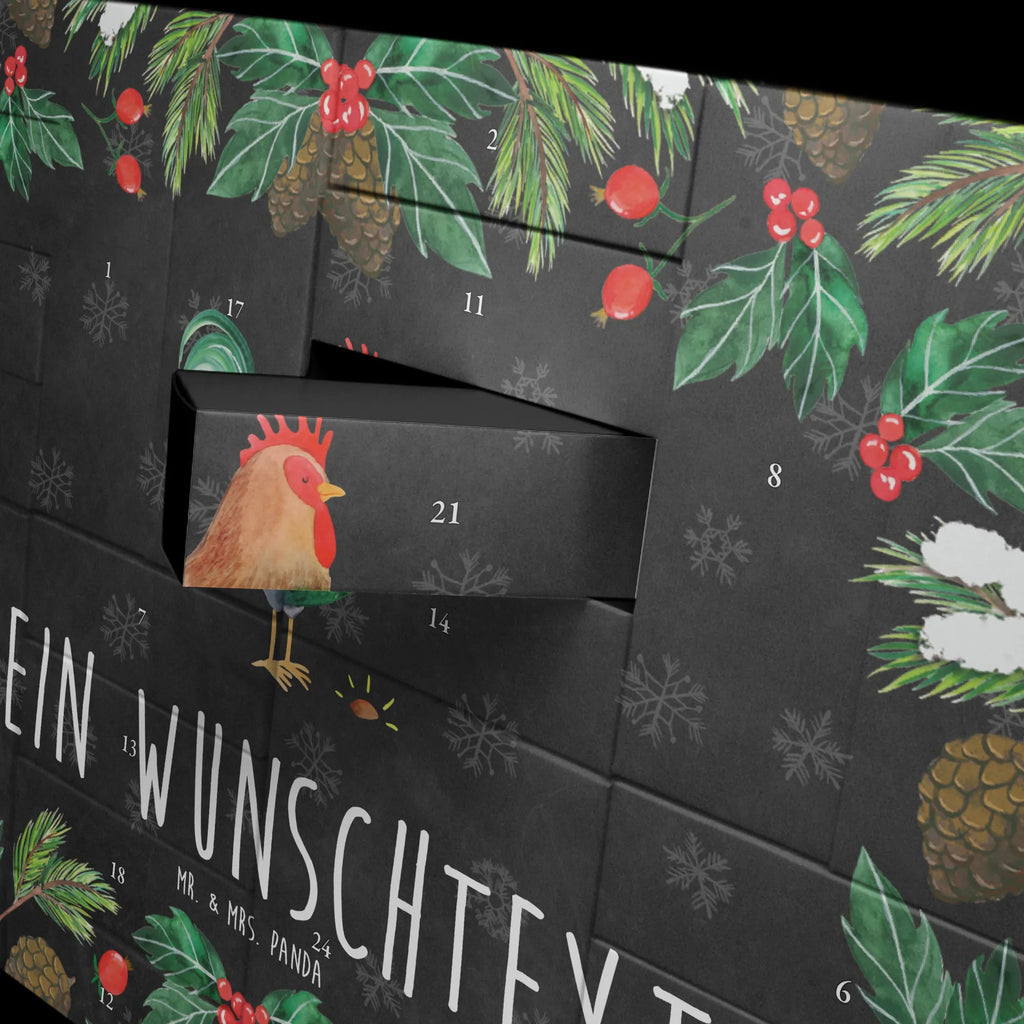 Personalisierter Befüllbarer Adventskalender Hahn Korn Adventskalender Zum Selbst Befüllen, Befüllbarer Adventskalender, Landwirt, Landwirtin, Hoftiere, Bauernhof, Henne, Eier, Korn, Natur, Hahn