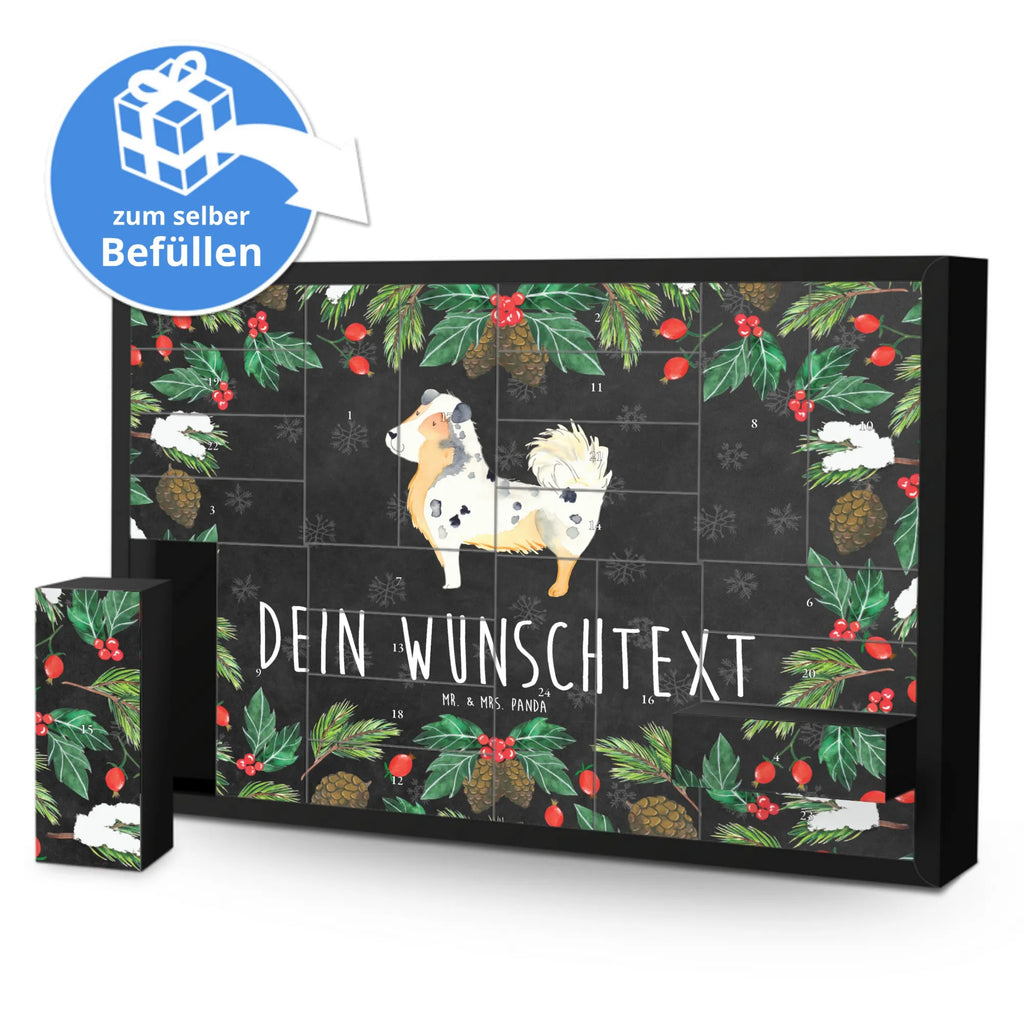 Personalisierter Befüllbarer Adventskalender Hund Australien Shepherd Adventskalender Zum Selbst Befüllen, Befüllbarer Adventskalender, Hunderasse, Tierliebhaber, Hundemotiv, Haustier, Hundebesitzer, Hund, Sprüche, Shepherd, Spruch, Australien Shepherd, Familienhund, Hundeliebe
