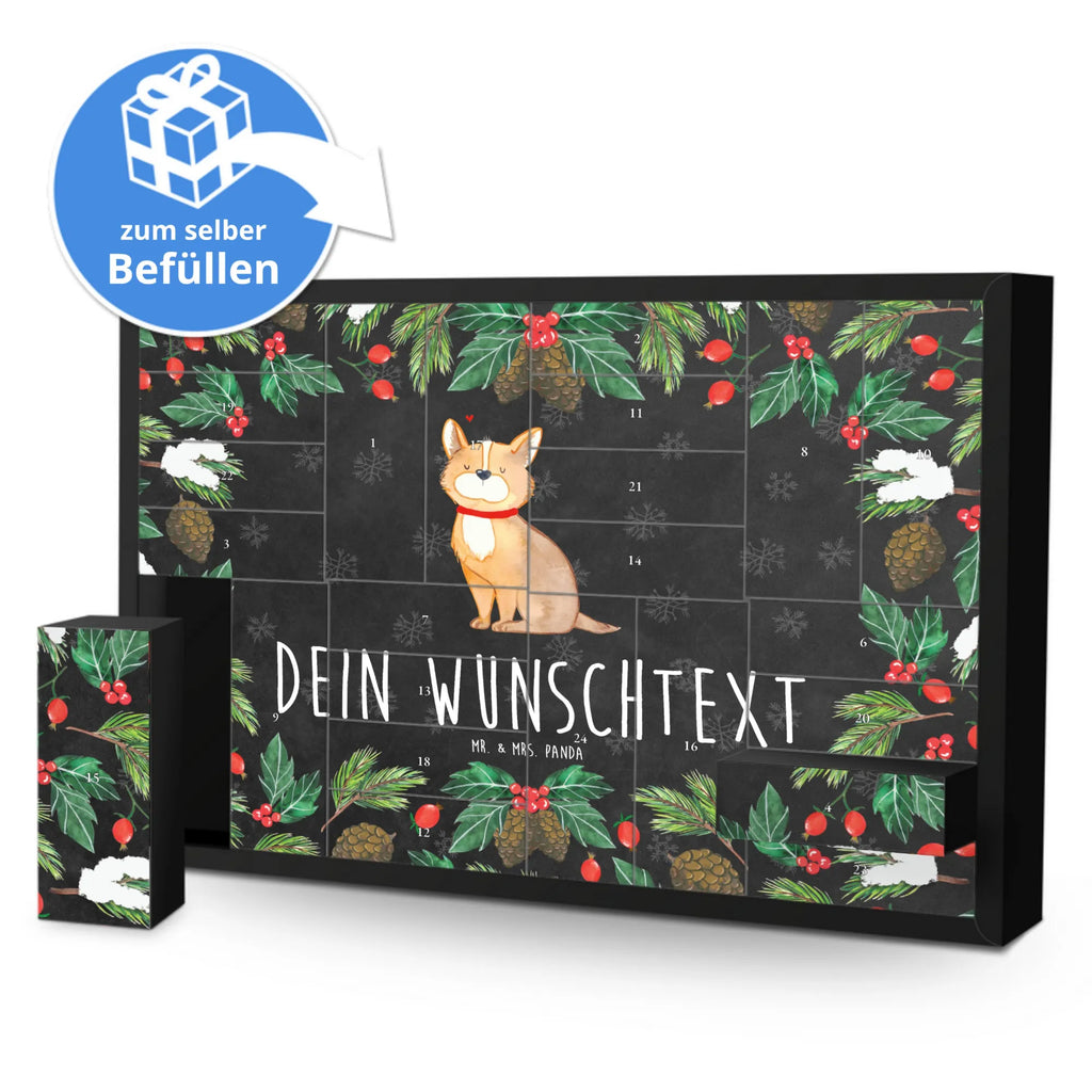 Personalisierter Befüllbarer Adventskalender Hund Glück Adventskalender Zum Selbst Befüllen, Befüllbarer Adventskalender, Hunderasse, Hundebesitzer, Sprüche, Tierliebhaber, Hundemotiv, Haustier, Hund, Hundemama, Corgie, Hundeliebe, Liebe, Spruch