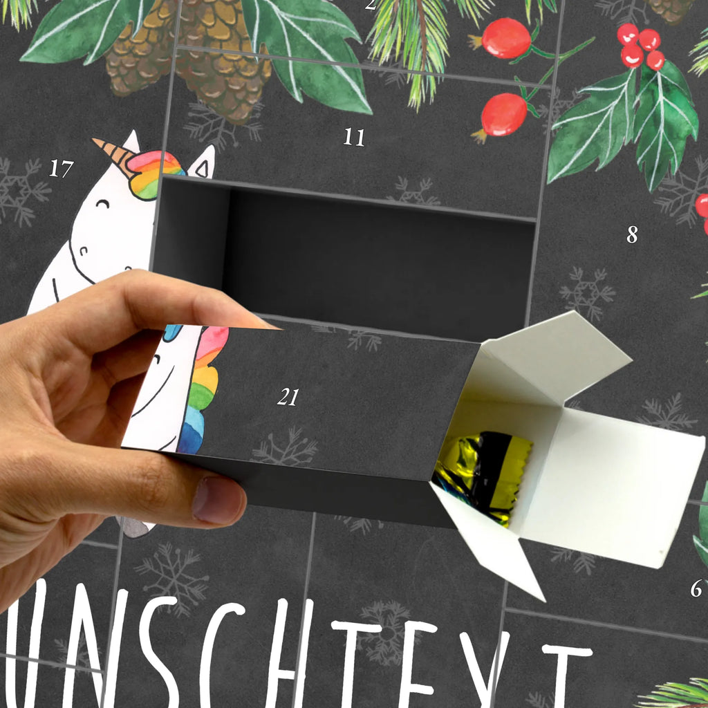 Personalisierter Befüllbarer Adventskalender Einhorn Herz Befüllbarer Adventskalender, Adventskalender Zum Selbst Befüllen, Einhorn, Einhorn Deko, Einhörner, Unicorn, Witzig, Herz, Lustig, Schlimm, Freundin, Anders, Bunt, böse