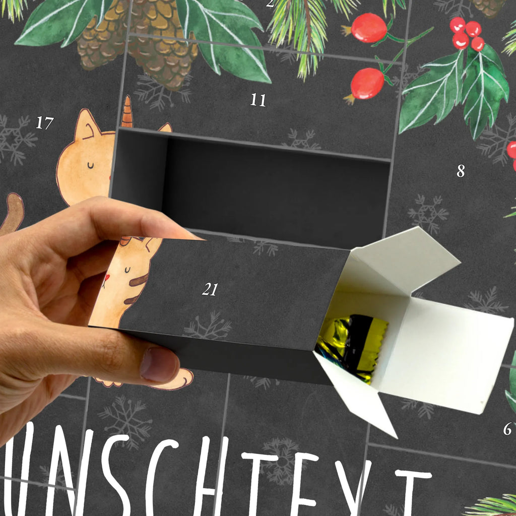 Personalisierter Befüllbarer Adventskalender Einhorn Katze Adventskalender Zum Selbst Befüllen, Befüllbarer Adventskalender, Einhorn, Einhorn Deko, Einhörner, Unicorn, Katze, Kittyhorn, Katzenhorn, Katzer, Erwachsenwerden, Glitzer, Regenbogen, Einhornkatze, Mieze, Einhornpower